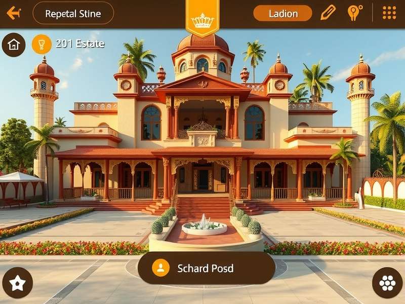 Elegant Estate Elysium gameplay showing property management interface